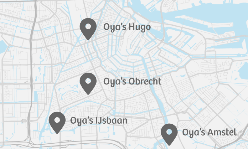 Map Oya's Locations